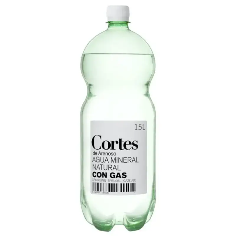 Cortes Mineralwasser mit Kohlensäure 6×1,5l liter Einweg Cortes Mineralwasser Mit Kohlensäure 6×1,5l Liter Einweg