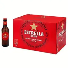 Estrella Damm 24 X 0.33l Glas Einweg