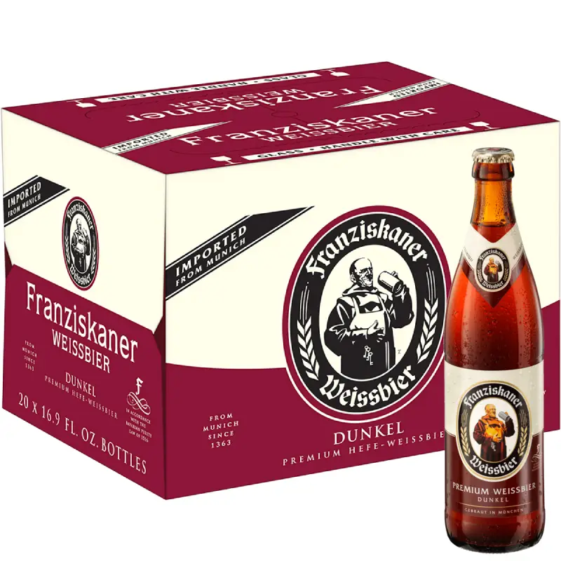 Franziskaner dunkel 20x 0.5lt.Glas Einweg Karton Franziskaner Dunkel 20x 0.5lt.Glas Einweg Karton