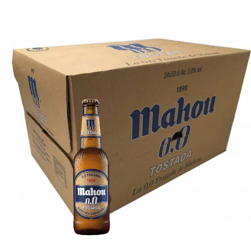 Mahou 0,0 tostada 24 x 0,33 l (1) Mahou 0,0 Tostada 24 X 0,33 L (1)