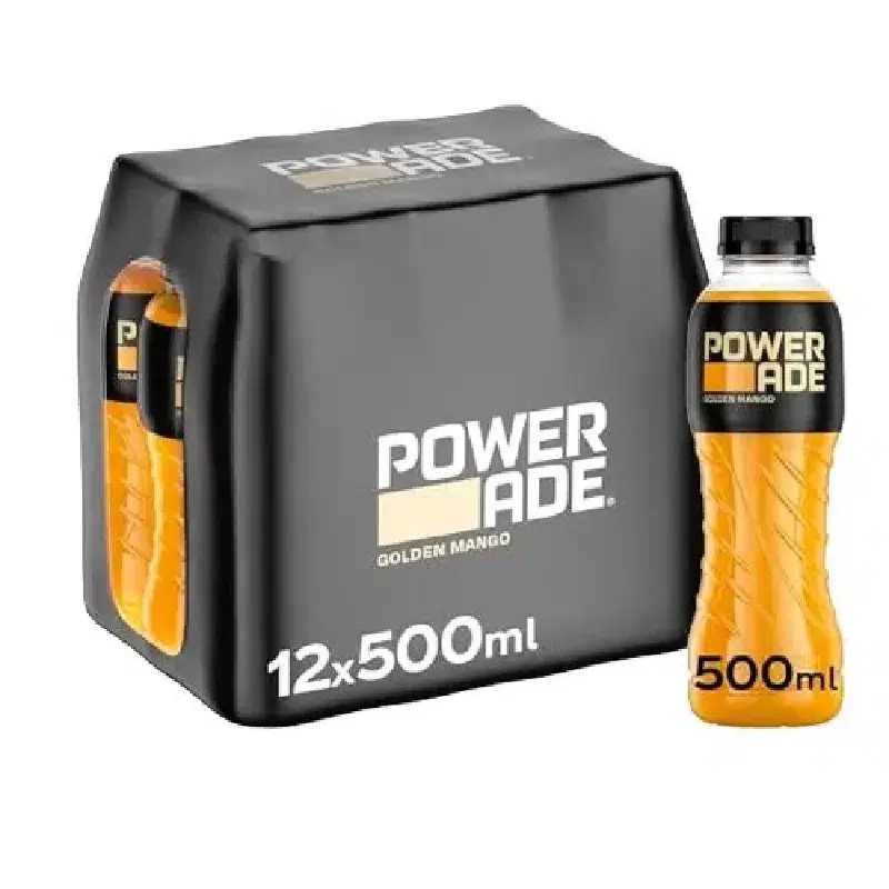 Powerade mango 12 x 0,5 liter Einweg Powerade Mango 12 X 0,5 Liter Einweg
