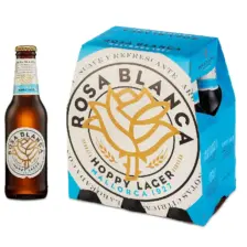 Rosa Blanca   Cerveza, Pack De 6 Botellas 25cl