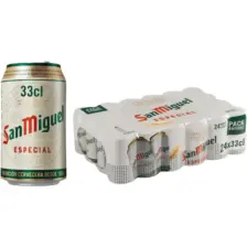 San Miguel Especial Lager, Pack 24 Latas X 33cl