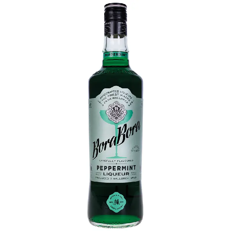 Licor Bora Bora Pippermint Menta 70cl – Pfefferminzlikör Licor Bora Bora Pippermint Menta 70cl – Pfefferminzlikör