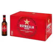 Estrella Damm Original 24 X 0,25L Glas Einweg